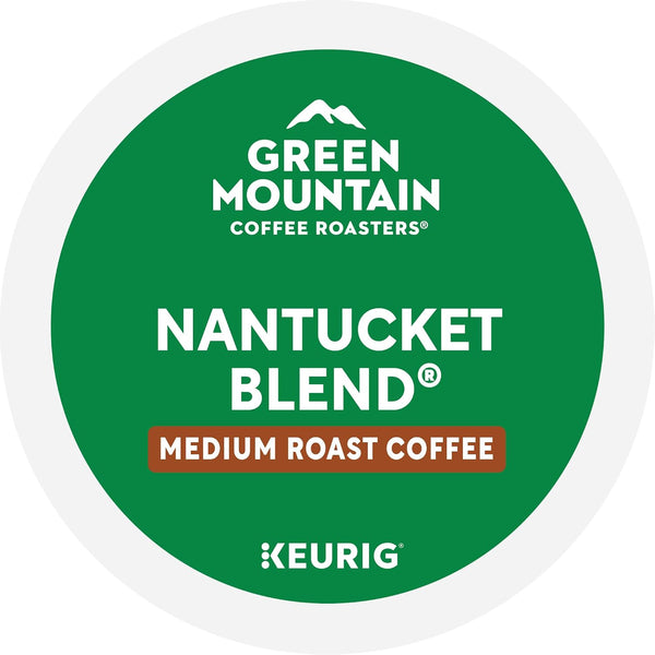 Green Mountain Coffee Roasters Nantucket Blend, Single-Serve Keurig K-Cup Pods, Medium Roast Coffee Pods, 48 Count Nantucket Blend 48 Count (Pack