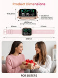 SKG Smart Watch for Men Women Android Iphone, with Alexa Built-In & Bluetooth Call(Answer/Make Call) 1.69" Fitness Tracker with IP68 Waterproof,