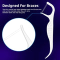 RAZOKO Orthodontic Flossers for Braces, Ortho Dental Floss Picks, Braces Flossers for Kids Teeth & Adults, Unflavored, 150 Count (Pack of 2)