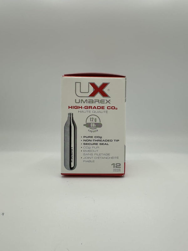 Umarex High-Grade CO2 Cartridges for Pellet Guns 12 GRAM (PACK OF 12) 12 Gram (Pack of 12)