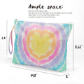 Fokongna Wet Bag Travel Makeup Bag for Swimsuit Beach Pool Diapers Dirty Yoga Gym Clothes Zipper Pouch for Women Sister Friends Ocean Sea Shells