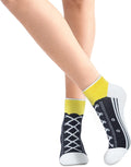 KONY Women's Sneaker Pattern Ankle Socks Gifts for Women Teen Girls 5 Pairs | Socks That Look Like Shoes, Fun Novelty Gifts for Teenage Girls Mom,