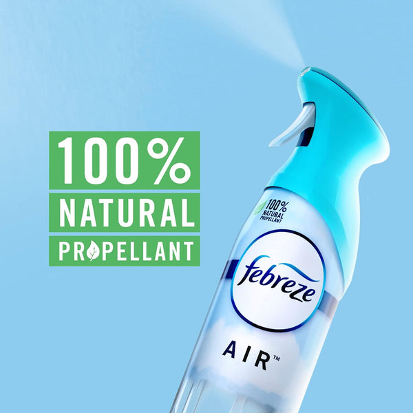 Febreze Air Mist Air Freshener Spray, Odor-Fighting Room Spray, Air Fresheners for Home and Bathroom and Kitchen, Aerosol Can, Heavy Duty Crisp