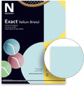 Neenah Exact Vellum Bristol Cardstock, 8.5" x 11", 67 lb/147 GSM, Blue, 250 Sheets (Pack of 1) (81328) Blue 250 Sheets (Pack of 1)