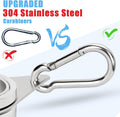 2" Large Flag Pole Rings, 2 Pcs Aluminum Alloy Spinning Flag Pole Ring Clips Swivels, 360ÃÂ° Rotating anti Wrap Flagpole Ring Hardware with