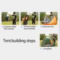 2 Person Instant Pop Up Lightweight Camping Tent, Outdoor Easy Set Up Automatic Family Travel Tent,Portable Backpacking Ultralight Waterproof