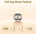 Smallest Invisible Mini Earbuds Wireless Bluetooth, Low Profile Micro Tiny Discreet Hidden Earbuds for Work, Small Headphones, Invisible Sleep