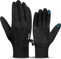 Ihuan Lightweight Winter Running Gloves for Women Men, Sensitive Touch Screen Fingers for Cold Weather, Thermal Material for Working and Outdoor