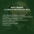 Clubman Mustache Wax for Men – Neutral, Strong Hold Moustache Wax with Styling Brush, 0.5 oz x 3 Packs Neutral 0.5 Ounce (Pack of 3)