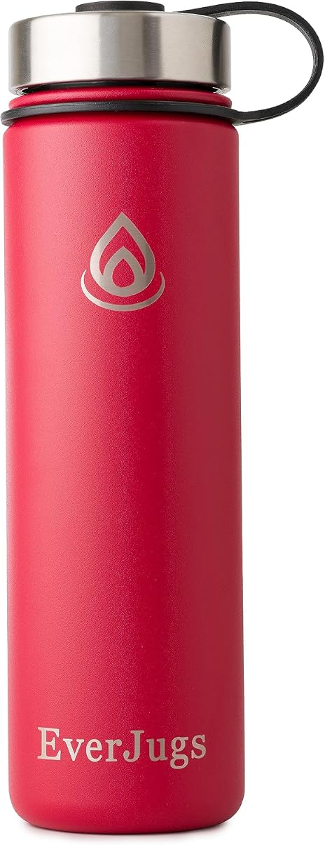 Water Bottle - 32 Oz, Wide Mouth, Premium Stainless Steel Lid/Bottle, Double Walled Vacuum Insulated, Thermo Mug, Metal Flask, Leak Proof,