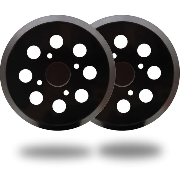 2 Pack 5 Inch 8 Hole Hook and Loop Sander Pad for Ridgid R2600, R2601 5" Random Orbit Sanders - Replacement Backing Sanding Pad for Pad Part