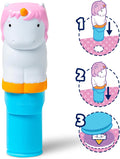 Melissa & Doug Sticker WOW!™ 24-Page Activity Pad and Sticker Stamper, 300 Stickers, Arts and Crafts Fidget Toy Collectible Character – Unicorn -