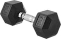 Amazon Basics Rubber Hex Dumbbell Hand Weight 20 Pounds 20 Pounds