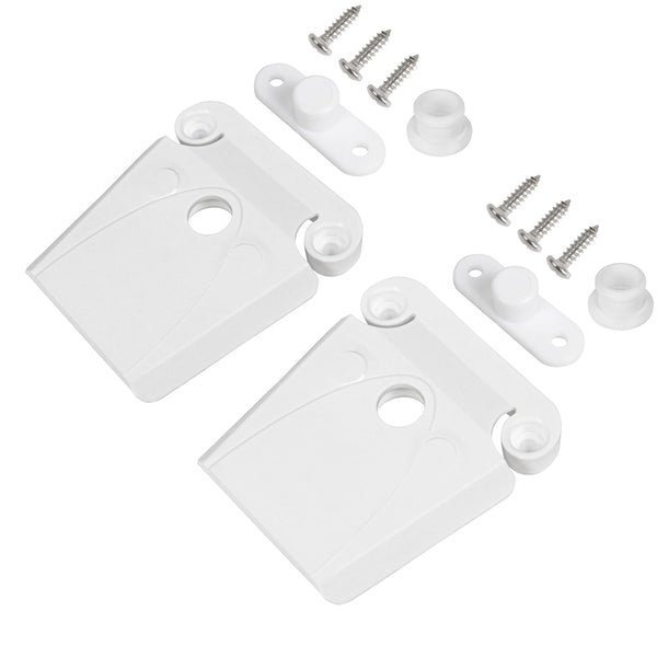 Cooler Latch Replacement Kit, Plastic Cooler Latches with 2 Winged Posts & 2 Single-Screw Button Posts, Fits 50–165 Qt Coolers, Part #24013-2 Pack