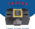 Automatic Card Shuffler, 1-2 Deck Battery-Operated Electric Poker Card Shuffler Machine, for Playing Cards/UNO