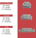 LAMINET Deluxe Extra Thick Sagging Furniture Cushion Support Insert| Seat Saver| New and Improved| Extend the Life of Your Sofa| 60% Thicker -