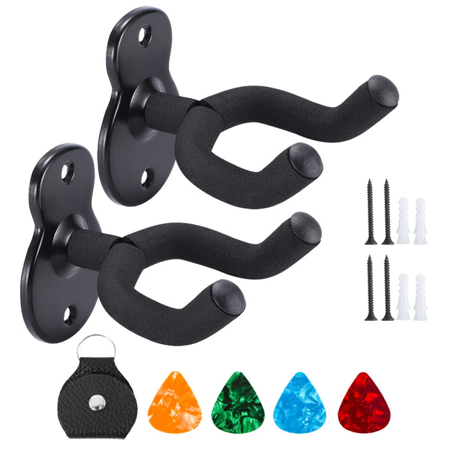 Donux Guitar Wall Mount,Ukulele Hanger Hook Holder Stand Guitar Hangers Hooks fo