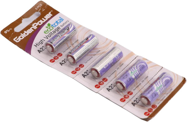 Kitstar A23M 12V Alkaline Battery Maxi Plus Incredibly Safe Version Ecototal,5 Count (Pack of 1)