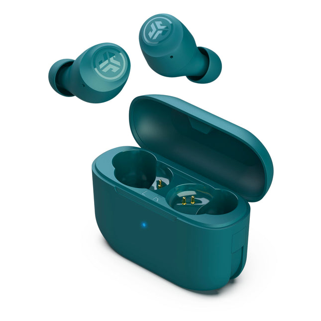 Jlab Go Air Pop True Wireless Bluetooth Earbuds & Charging Case, Teal, Dual Connect, IPX4 Sweat Resistance, Bluetooth 5 