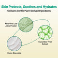 GREEN FINGER Mild Sun Cleansing Tissue 30 Count (6 Packs of 5), Gentle Baby Wipes for Sensitive Skin, Removes Sunscreen Easily, Natural Organic