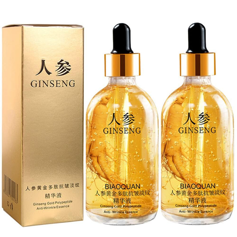 Ginseng Anti Wrinkle Serum, Ginseng Polypeptide Anti-Ageing Essence, Ginseng Extract Liquid, Korean Ginseng Anti Aging Essential Oil Tighten