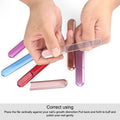 Particular Glass Nail File with Case Midenso 2Nd Generation Double Sided Crystal Beauty Nail Filer Salon Nail Polish Top Christmas Stocking