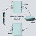 Gostwo Small Wallets for Women, Stylish Womens Wallet with ID Window, Zippered Coin Pocket and Tassel. Cute RFID Wallet for Women, ideal for Teen