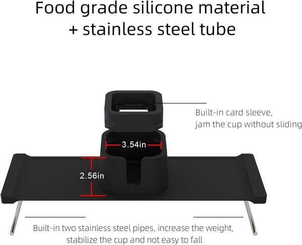 vodvob Couch Cup Holder, Anti-Spill Sofa Cup Holder Silicone Couch Coaster, Suitable for Sofa Recliner Armchairs, Gifts for Mom, Dad, Husband,