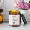 Chloefu Lan Sandalwood Candles, Luxury Candle for Home Scented, Highly Scented, Long Lasting & Non Toxic, Natural Organic Soy Wax, Housewarming