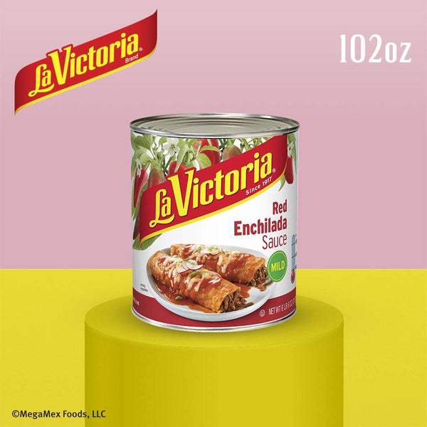La Victoria Red Enchilada Sauce Traditional, Mild, 28 oz 28 Fl Oz (Pack of 1)