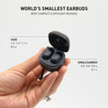 Wireless Earbuds for Small Ears, Compact Ear Buds for Kids & Teens, 2.5G Ultra-Light, Coin-Sized Charging Case, Bluetooth 5.4 Earphones for