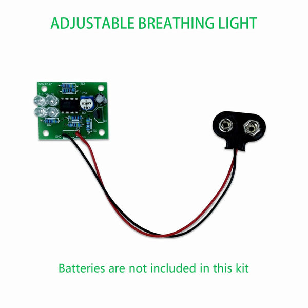 YYSOLDER 2pcs Flashing LED Adjustable Speed Soldering Practice Kit Teenage Engineering Electronic Kits for Adults