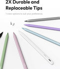 Metapen Pencil A8 for Apple iPad 2018-2025, (2X Faster Charge), Tilt Sensitivity, Pixel Precision, Stylus Pen for iPad 11/10/9/8/7/6th Gen, Pro