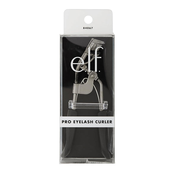 e.l.f. Pro Eyelash Curler, Stainless Steel Lash Curler, Long-Lasting Natural Curl, Ergonomic Design, Includes Replacement Pad, Fits All Eye Shapes