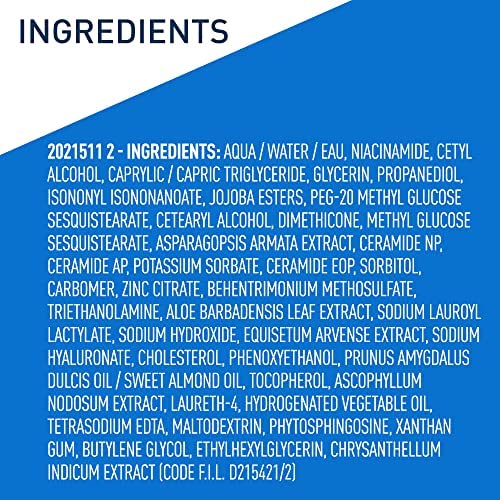 Cerave Eye Repair Cream, under Eye Cream for Puffiness and Bags under Eyes, Hyaluronic Acid + Niacinamide + Marine Botanical Complex, Oil Free &