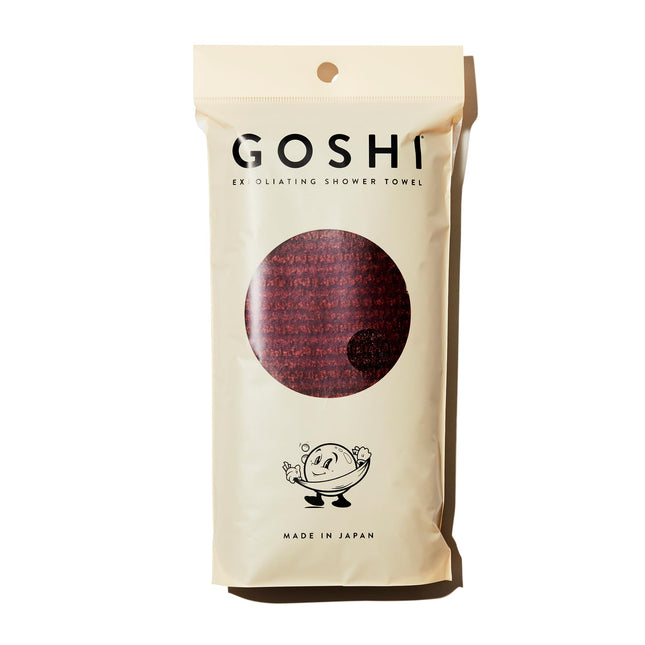 GOSHI Exfoliating Shower Towel - Rip-Resistant Exfoliating Washcloth for All Ski