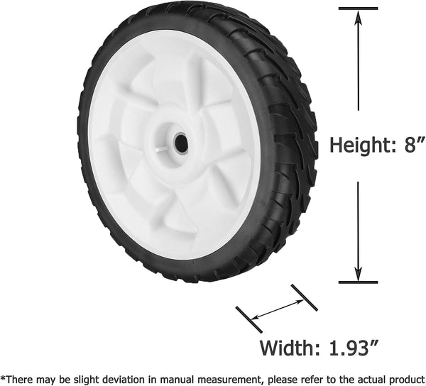 119-0311 Front Wheels for Toro 22" Recycler Mower, 137-4832 Drive Wheels Compatible with Toro 20330 20331 20339 20371 Self Propelled Mower FWD