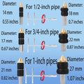 Pipe Water Stopper Kit - Hot-Melt Water Stop Needles for Fast Water Line Pipe Repairs - Stainless Steel Home Improvement/Renovation Plumbing Tool