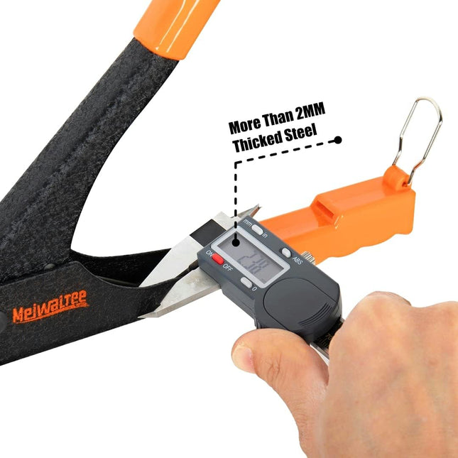 Meiwaltee Rivet Gun,Professional Pop Rivet Gun Kit with 200Pcs Rivets, 3/32"-1/8"-5/32"-3/16", Heavy Hand Riveter Kit Su