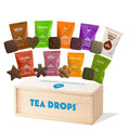 Tea Drops Gift Set | Organic Dissolvable Loose Leaf Tea | Chai Spice Chocolate Earl Grey Citrus Ginger Rose Matcha Peppermint Ube Vanilla Bean