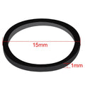 Hicarer 1000 pcs Mini Rubber Hair Bands 1/2 Soft Elastic Bands for Woman Hair Braids Ponytails & Beards Small Dreadlocks, Wedding Hairstyle and