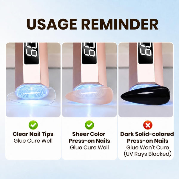 Beetles Gel Polish 9 in 1 Gel Nail Glue for Clear Acrylic Nail Tips | 2Pcs 15ml Long Lasting Nail Gel Kit for False Nails Tips, Base Blooming Nail