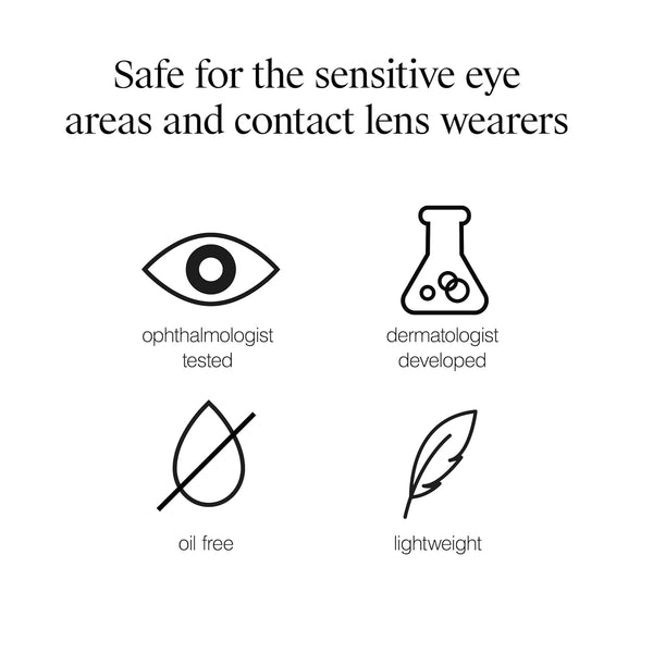 Neutrogena Gentle Oil-Free Eye Makeup Remover & Cleanser for Sensitive Eyes, Non-Greasy Makeup Remover, Waterproof Mascara Remover, Dermatologist