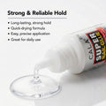 CALA Super Nail Glue – Professional Quick Dry Nail Glue Adhesive for False Nails, Tips & Art Accessories – Salon Quality Strong Hold for Natural