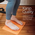 Kanjo FSA HSA Eligible Acupressure Foot Pain Relief Mat | Pressure Point Foot Massager for Plantar Fasciitis, Heel Pain & Arch Pain Relief | for