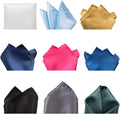 MONOTONOUS Mens Pocket Squares Handkerchief For Wedding Party, 8.6" x8.6" (Pack of 30)