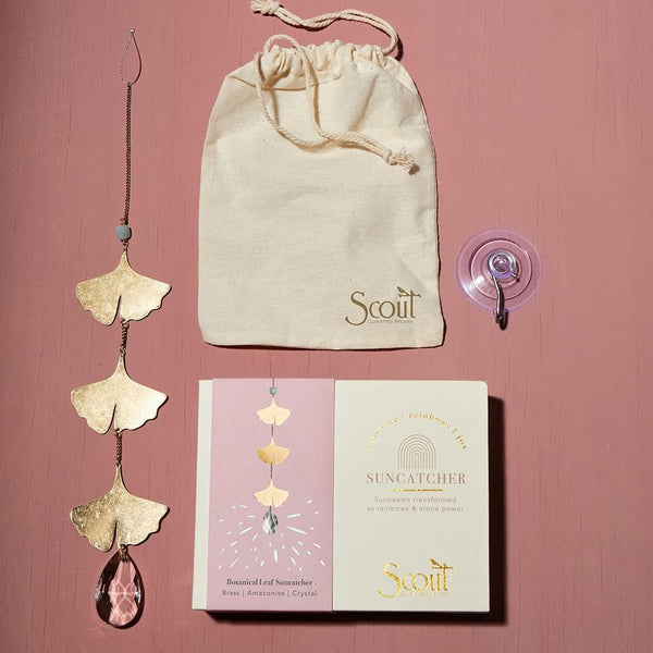Scout Curated Wears - Suncatcher- Botanical Leaf/Amazonite