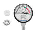 MEASUREMAN Stainless Steel Pressure Cooker Gauge, Pressure Canner Gauge, Steam Pressure Gauge, 2" Dial, Lower Mount, Including Hexagon Gasket and