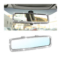 Osilly Bling Car Rearview Mirror, Decorations Rear View Mirror with Crystal Rhinestones & Diamonds, Car Interior Trim Accessories, Clip-on & HD
