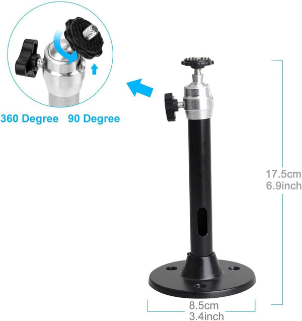 Mini Ceiling Wall Projector Mount Stand Compatible with QKK, DR.J, DBPOWER, Anker, VANKYO, AAXA, Jinhoo, PVO, TMY, AuKing and Most Other Mini
